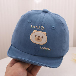Verano lindo oso malla transpirable sombrilla gorra de béisbol sombrero para el sol <span class=keywords><strong>protector</strong></span> <span class=keywords><strong>solar</strong></span> para bebés de <span class=keywords><strong>6</strong></span> a 24 <span class=keywords><strong>meses</strong></span> - Product Image 2