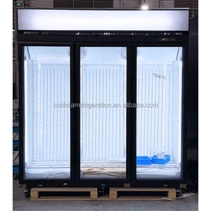 Refrigerador Vertical Comercial de Una Sola Temperatura para Bebidas, con Puerta de Vidrio, para Supermercados, Exhibidor de Refrescos con Ventilador - Product Image 3