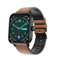 Montre connectée Android avec écran TFT carré de 1,83 pouce, étanche IP67, bracelet en caoutchouc pour hommes et femmes, pour appels, suivi de la santé et du sommeil