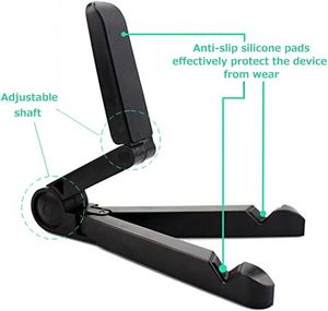Bulk Foldable <b>Tablet</b> <b>Stand</b> With Custom Logo, Portable Smartphone Holder <b>for</b> Hardware Gift, Adjustable Desktop Support Gun - Product Image 2