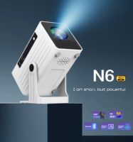 Proyector Portátil Mini N6 LCD LED Multimedia con Sistema Android 11, 720P, Alta Luminosidad y Tiro Corto, Venta al Por Mayor