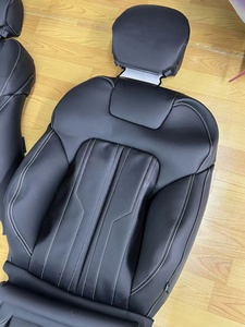 Accesorios de Mejora para Interiores de Auto, Fundas de Asiento de Cuero Genuino, Piel de Vaca y Microfibra para <span class=keywords><strong>Audi</strong></span> A4 A6 A7 <span class=keywords><strong>A8</strong></span>, Directo de Fábrica - Product Image 1