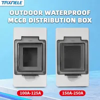 Boîte de distribution étanche solaire photovoltaïque IP66 pour disjoncteur TAXNELE 2P 600V 1000V 125A 250A MCCB