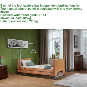 Cama Eléctrica para Clínica Médica, Cama Eléctrica de Hospital para Pacientes en Casa, Cama de Cuidado Domiciliario para Ancianos, Cuidado <span class=keywords><strong>Familiar</strong></span> - Product Image 5