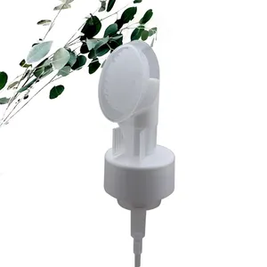 FP-030 New design 43mm non-contact foam pump plastic liquid soap foam pump spring outside with silicon brush and cover