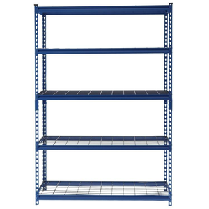 Étagère multifonctionnelle en acier au carbone à 3 niveaux, 36 po de large, 24 po de profondeur, à fixation par rivets, sans boulons, protection anticorrosion, capacité de 800 lb, en forme de L - Product Image 2