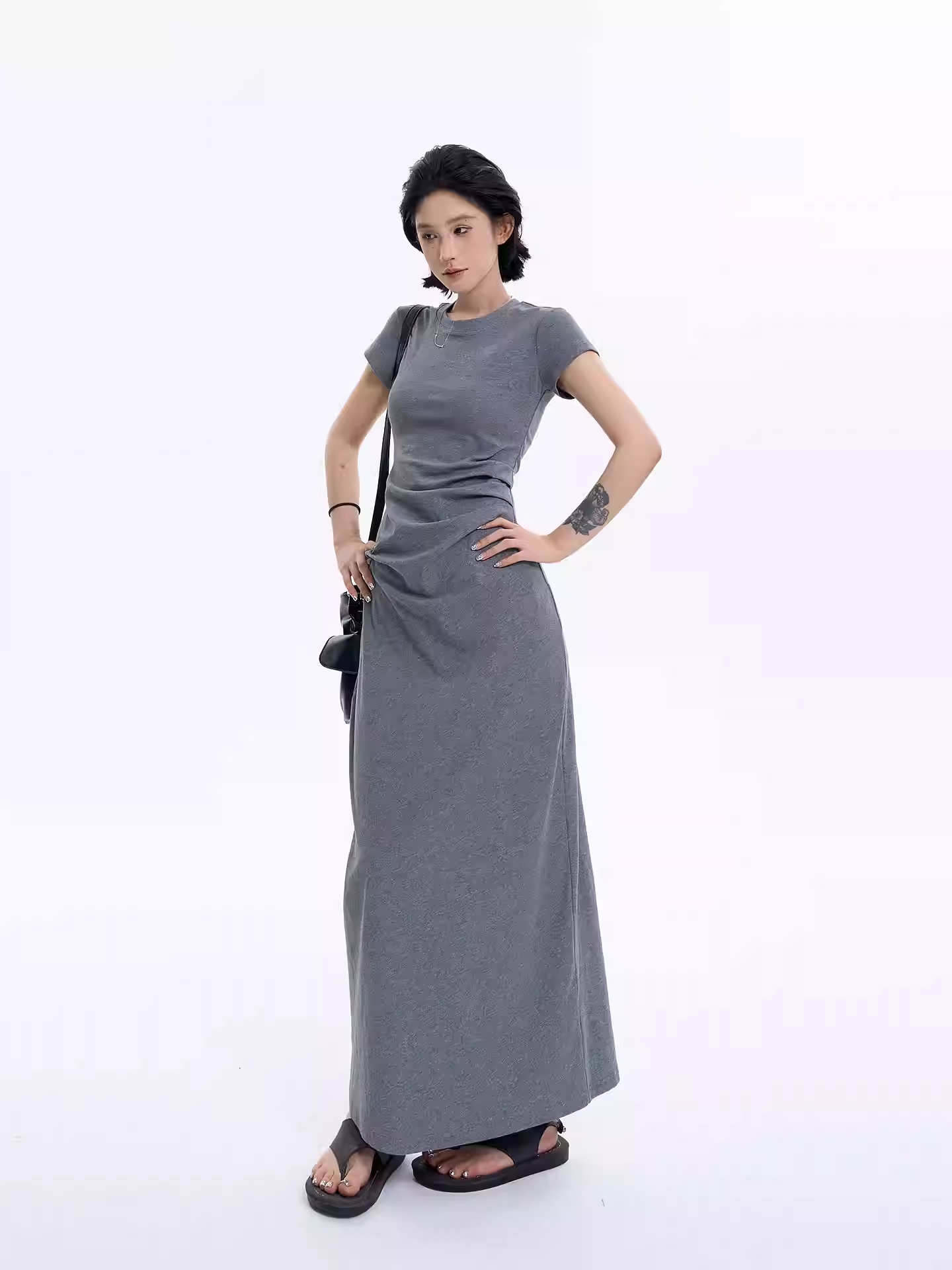 chinese dress ladies Nimsruc Womens Summer Long Dress Casual Slip Sexy Slim Sleeveless Bodycon  Maxi Dresses for Women 2025 BlackB S at Amazon Women's Clothing store main image 0