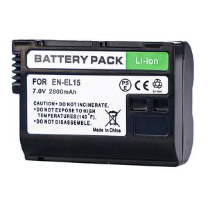 <span class=keywords><strong>Batterie</strong></span> d'appareil photo EN EL15 pour <span class=keywords><strong>Nikon</strong></span> EN-EL15b <span class=keywords><strong>Nikon</strong></span> DSLR D7200-D7100-D7000-D810-D800-D750-D610 7.0V 2800mAh - Product Image 2