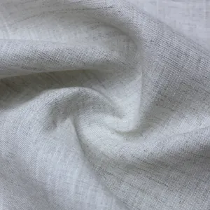 Material de la ropa 100% origen francés puro llano Lino Natural Lino tela cómoda transpirable avena