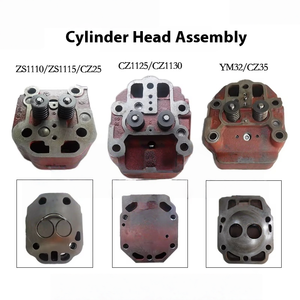 Conjunto de Cabeza de Cilindro para Motor Diésel Monocilíndrico Changchai 1110, para Cosechadoras de 22-30 HP, <span class=keywords><strong>Yamei</strong></span> 32HP, Metálico - Product Image 5