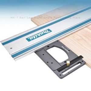 ANDUUK-Placa guía de sierra circular de aleación de aluminio, Riel de guía cuadrado, para carpintería, 90, ángulo recto - Product Image 2