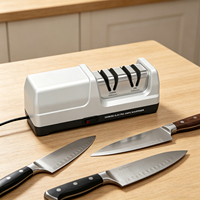 Aiguiseur de couteaux électrique multifonction EDGBLACK, 2 étapes, diamant, outil d'affûtage de couteaux de cuisine SJ2201M, tension universelle