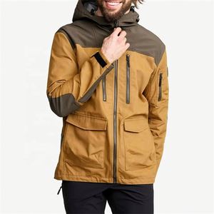 Vêtements pour hommes de haute qualité Personnaliser la marque Color Block Veste d'extérieur imperméable et légère - Product Image 4