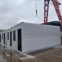 Maison conteneur pliable en forme de Z, avec aménagement personnalisé, pour appartement résidentiel mobile moderne
