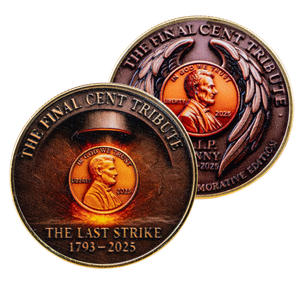 Moneda Conmemorativa de Metal Plateado Personalizada, Moneda de Colección con Temática del Último Centavo de 2025, Recuerdo, Colección Personal, Regalo - Product Image 6