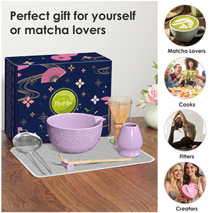 Japanese Premium 4-Piece Matcha <b>Tea</b> <b>Set</b> Bamboo Whisk Engraved Ceramic Bowl Butterfly Design Traditional Green <b>Tea</b> Ceremony Tools - Product Image 3