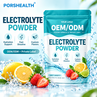 Poudre de boisson électrolytique à marque privée, mélange énergétique, supplément d'hydratation, usine certifiée OEM ODM GMP NSF