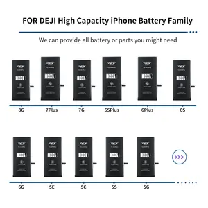 Batterie de remplacement double IC, 10 pièces, pour iPhone 4 4s 5 5s 5C SE 6 7 8 PLUS X XR XS MAX 11 PRO SE2