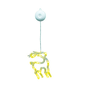 Adorno Navideño Colgante con Ventosa, LED, Impermeable IP44, 4.7m, Diseño de Santa Claus y Copo de Nieve, Decoración para el Hogar, Regalo de Año Nuevo - Product Image 5