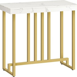 Cross-border home use <b>gold</b> wall-mounted metal <b>table</b>, modern minimalist style, entryway <b>table</b>, creative wrought iron <b>table</b>, side - Product Image 5