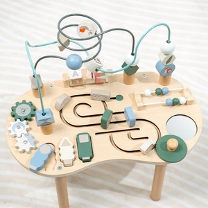 Learning Disassembly Bead Maze Busy Board Activity Center <b>Play</b> Wooden Children's Bead Winding Puzzle Toy 5 7 Years Eco-friendly - Product Image 4