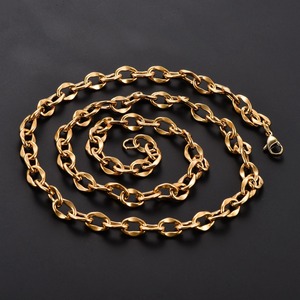 Collier élégant en acier inoxydable en forme de lèvres, chaîne de cou pour femmes et hommes, couleur argent/or, collier ras du cou, accessoire de bijoux en métal - Product Image 6