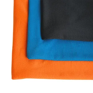 manufacturer wholesale dry fit 95% polyester 5% spandex stretch sports dot mesh lining fabric