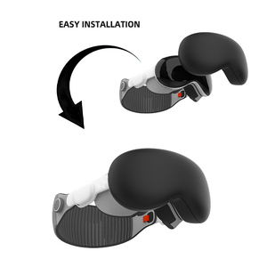 Housse de protection en silicone pour casque <span class=keywords><strong>Apple</strong></span> <span class=keywords><strong>Vision</strong></span> Pro VR Protecteur d'écran d'objectif anti-rayures et anti-poussière - Product Image 4
