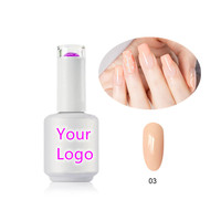 Guangzhou Fabrication 15ml Gel Nail Colors Gel Marques de vernis à ongles pour salon de manucure