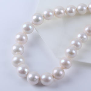 Perles rondes Edison en gros, faites à la main, 11-14 mm, perles d'eau douce naturelles, perles blanches en vrac pour la fabrication de bijoux - Product Image 4