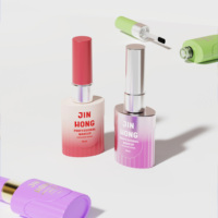 Flacon vide de 13 ml pour vernis à ongles, personnalisable, de marque privée, emballage cosmétique de luxe en verre pour gel UV avec pinceau