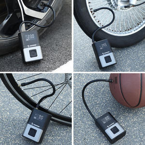 Johorse Electric <b>Air</b> <b>Pump</b> CB-39004 Portable Automatic With Gauge For Bicycle Car Ball - Product Image 2