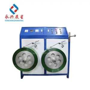 Automatic Double Station Winder Plastic PET Roll Making Machine / Plastic PET Winding Machine