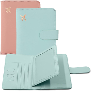 Coloré Enfants Mignon Vaccin Titulaires De La Carte 5x3 Logo Personnalisé PU Matériel Passeport Titulaire - Product Image 2