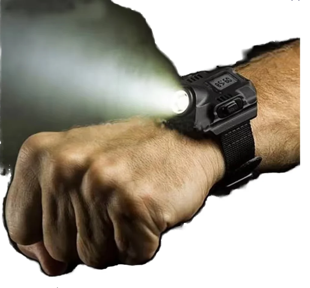 Toby's Night Running Watch 5 Modes Ultra Bright Functional Hand Lamp Watch Torch