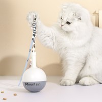 Produits pour animaux de compagnie tendance 2026 : Jouet interactif électrique automatique pour chat, distributeur de friandises rotatif à 360°