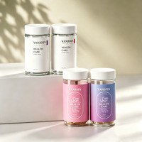 Bocal en verre cylindrique opaque de 150 ml pour le stockage de poudres végétales fines, flacon en verre mat droit pour capsules et bonbons gélifiés