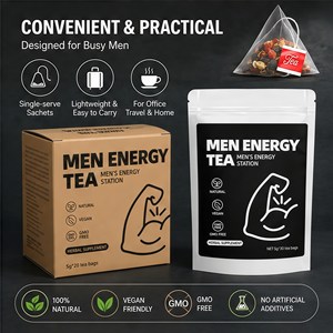 ถุงชาโสม Maca Goji เพิ่มพลังพลังพลังให้กับผู้ชายถุงชาสำหรับผู้ชายชาสมุนไพรเสริมไต - Product Image 5