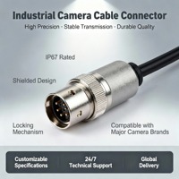 Connecteurs de fil de soudage en laiton IP67 à tête mâle étanche industrielle à 12 cœurs série M12