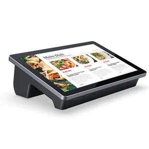 Tablet android 10 inci, mesin pos dengan printer termal sistem pos windows 10 terminal POS sentuh layar sentuh