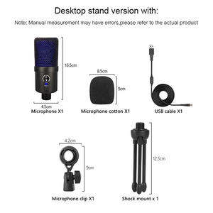 Microfono USB RGB U780, microfono a condensatore per computer, microfono da gioco plug and play per giochi, canto, chat, Skype, Tiktok, YouTube - Product Image 5