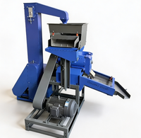 Moulin à riz diesel haute efficacité, machine commerciale multifonctionnelle pour le décorticage et le broyage du riz