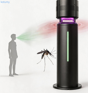 <span class=keywords><strong>Machine</strong></span> anti-moustiques bionique au <span class=keywords><strong>CO2</strong></span>, lampe piège à moustiques à aspiration, attrape-insectes haute efficacité pour la maison et le jardin - Product Image 4