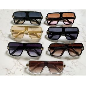 แว่นกันแดดซันเวย์ ปรับแต่งได้ตามต้องการ ออกแบบโลโก้เอง กรอบใหญ่ แฟชั่นชิ้นเดียว ขายดี แว่นกันแดดผู้หญิงผู้ชาย - Product Image 1