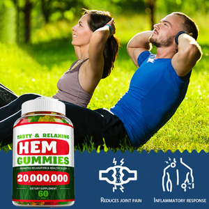 Oem Tùy Chỉnh 100% Tinh Khiết Thấp Đường Thuần Chay Thảo Dược Bổ Sung Ngủ Gummies Hình Dạng Khác Nhau Đầy Màu Sắc Cây Gai Dầu Gummy 60 Gummies - Product Image 4