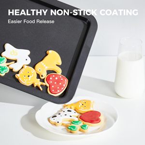 Vendita calda 7x11 pollici rettangolo in acciaio al carbonio teglia piccolo vassoio da forno vaschetta <span class=keywords><strong>per</strong></span> biscotti e vaschetta <span class=keywords><strong>per</strong></span> alimenti - Product Image 3