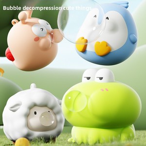 Jouet de décompression créatif et amusant en plastique pour enfants et adolescents, avec fonction d'éclatement, de projection de bulles et de musique, unisexe - Product Image 3