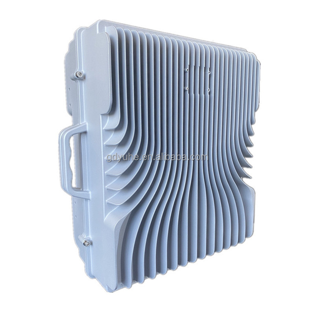 OEM Nema 4X IP67 Waterproof Anti-drone Outdoor Electrical Metal Die-casting Aluminum Enclosure Distribution Box Powder Coated