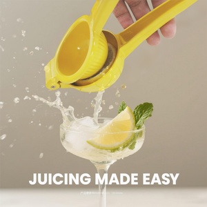 Premium Quality Manual Lemon Squeezer Aluminum Alloy <b>Juice</b> <b>Extractor</b> Easy-to-Use Portable Metal Material Handle Hotels - Product Image 2