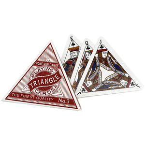 Fabricant de cartes à jouer personnalisées en forme de triangle, cartes de poker imprimées sur mesure, jeu de cartes à collectionner pour adultes avec boîte - Product Image 4